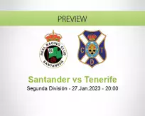 Santander Tenerife betting prediction (27 January 2023)