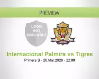 Internacional Palmira Tigres betting prediction (26 March 2026)