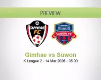 Gimhae Suwon betting prediction (14 March 2026)