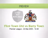 Flint Town Utd vs Barry Town