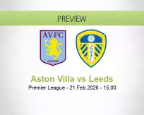 Aston Villa Leeds betting prediction (21 February 2026)
