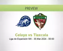 Celaya Tlaxcala betting prediction (30 March 2024)