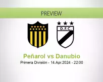 Peñarol Danubio betting prediction (14 April 2024)