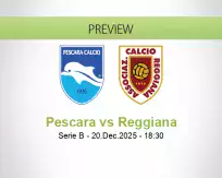 Pescara Reggiana betting prediction (20 December 2025)