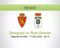 Zaragoza Real Oviedo betting prediction (17 December 2024)