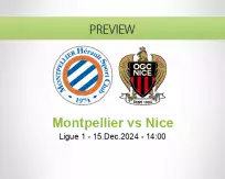 Montpellier Nice betting prediction (15 December 2024)