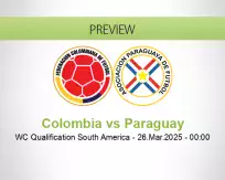 Colombia vs Paraguay