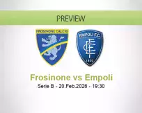 Frosinone Empoli betting prediction (20 February 2026)