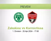 Zakakiou Karmiotissa betting prediction (20 April 2024)