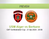 USM Alger Berkane betting prediction (21 April 2024)