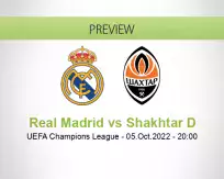 Real Madrid vs Shakhtar D