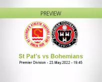 St Pat's Bohemians betting prediction (23 May 2022)