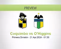 Coquimbo O'Higgins betting prediction (21 April 2024)
