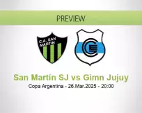 San Martín SJ vs Gimn Jujuy