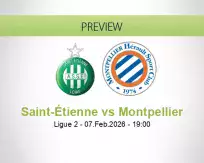Saint-Étienne Montpellier betting prediction (07 February 2026)