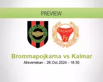 Brommapojkarna Kalmar betting prediction (26 October 2024)