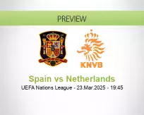 Spain vs Netherlands