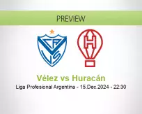 Vélez Huracán betting prediction (15 December 2024)