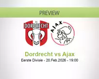 Dordrecht Ajax betting prediction (20 February 2026)