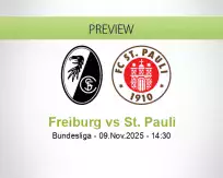 Freiburg St. Pauli betting prediction (09 November 2025)