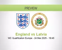 England vs Latvia