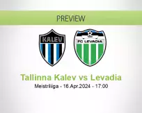 Tallinna Kalev Levadia betting prediction (16 April 2024)