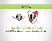 Libertad River Plate betting prediction (25 April 2024)