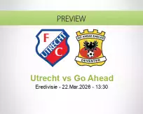 Utrecht Go Ahead betting prediction (22 March 2026)