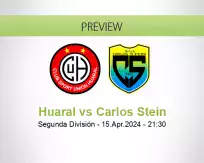 Huaral Carlos Stein betting prediction (15 April 2024)