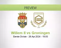 Willem II Groningen betting prediction (26 April 2024)