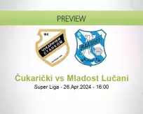Čukarički Mladost Lučani betting prediction (26 April 2024)