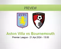 Aston Villa Bournemouth betting prediction (21 April 2024)