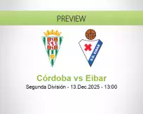 Córdoba Eibar betting prediction (13 December 2025)