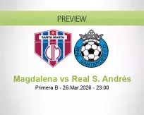 Magdalena Real S. Andrés betting prediction (26 March 2026)
