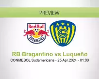 RB Bragantino Luqueño betting prediction (25 April 2024)