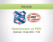 Heerenveen PSV betting prediction (25 April 2024)