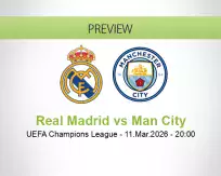 Real Madrid vs Man City