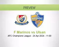 F Marinos Ulsan betting prediction (24 April 2024)