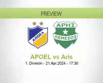 APOEL Aris betting prediction (21 April 2024)