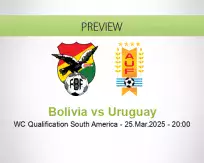 Bolivia vs Uruguay