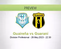 Guaireña vs Guaraní