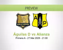 Águilas D Alianza betting prediction (27 March 2026)