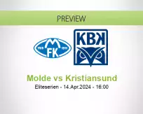 Molde Kristiansund betting prediction (14 April 2024)
