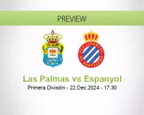 Las Palmas Espanyol betting prediction (22 December 2024)