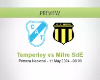 Temperley Mitre SdE betting prediction (11 May 2024)