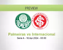 Palmeiras Internacional betting prediction (18 April 2024)