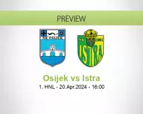 Osijek Istra betting prediction (20 April 2024)
