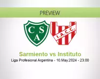 Sarmiento Instituto betting prediction (10 May 2024)