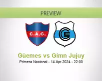 Güemes Gimn Jujuy betting prediction (14 April 2024)