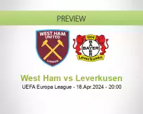 West Ham Leverkusen betting prediction (18 April 2024)